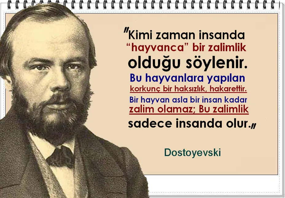      FYODOR MİHAYLOVİÇ DOSTOYEVSKİ (1821-1881)