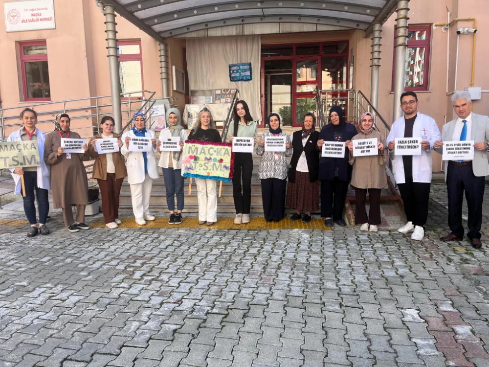 Maçka’da Şeker Tüketimine Dikkat  Haftası