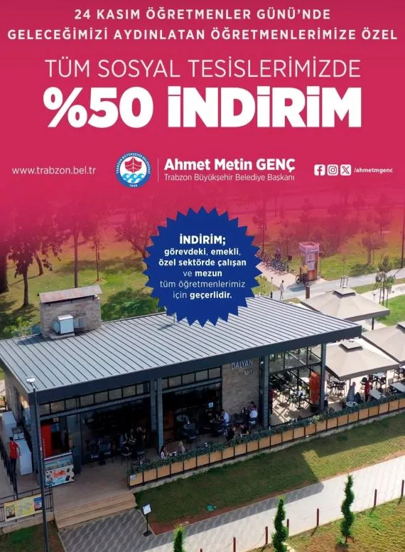 BÜYÜKŞEHİR’DEN ÖĞRETMENLERE ÖZEL İNDİRİM