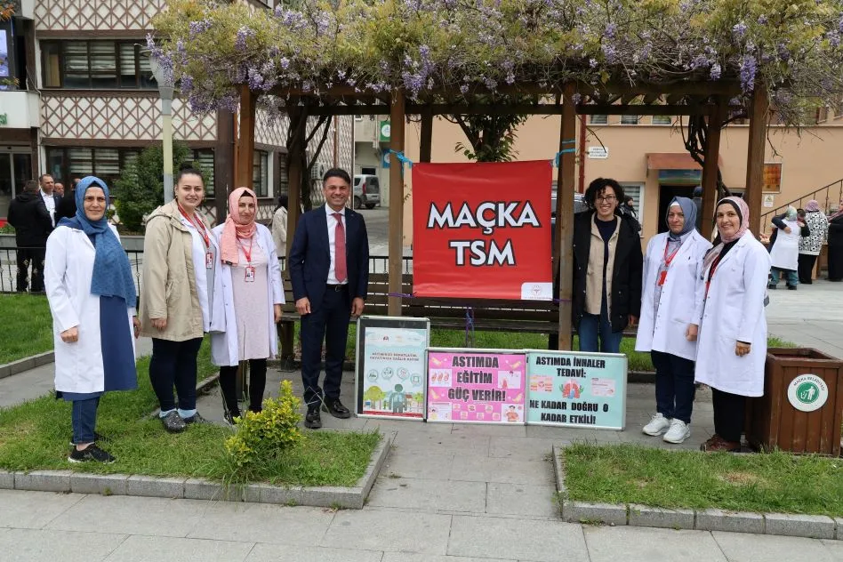 MAÇKA TSM ASTIM’A DİKKAT ÇEKTİ 