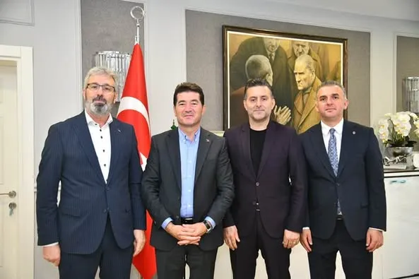 HASENE VAKFI’NDAN BAŞKAN KAYA’YA ZİYARET 